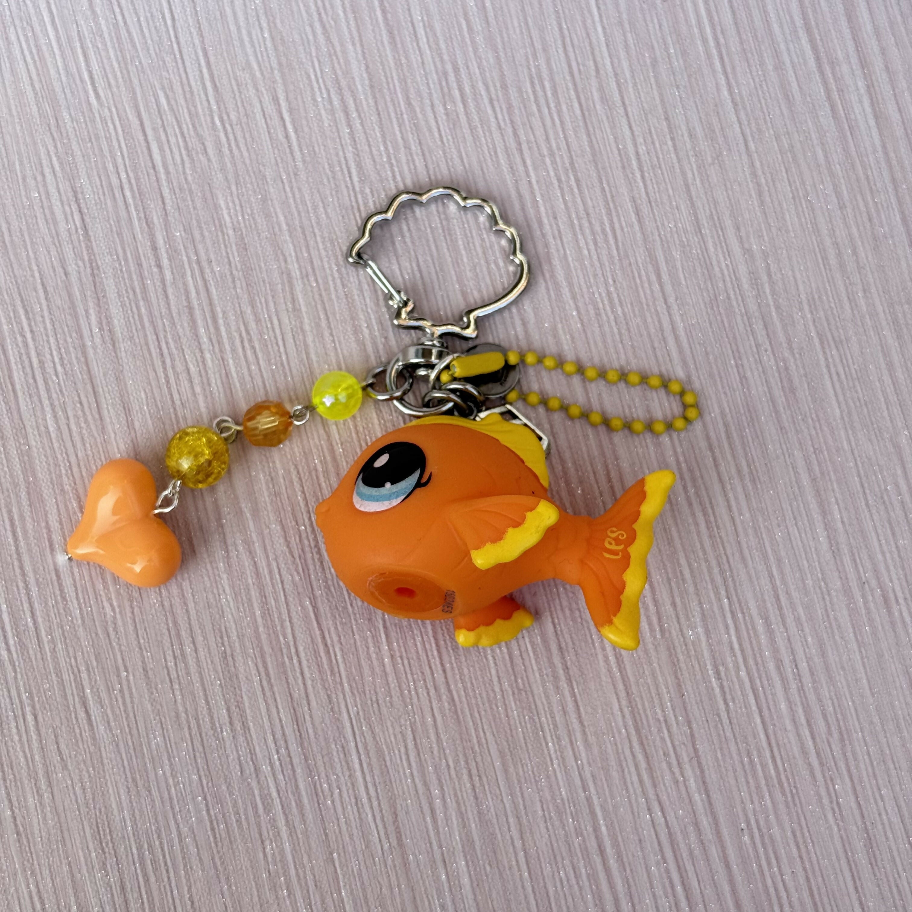 Little Goldfish Toy Trinket Keychain