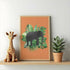 Elephant Jungle Print