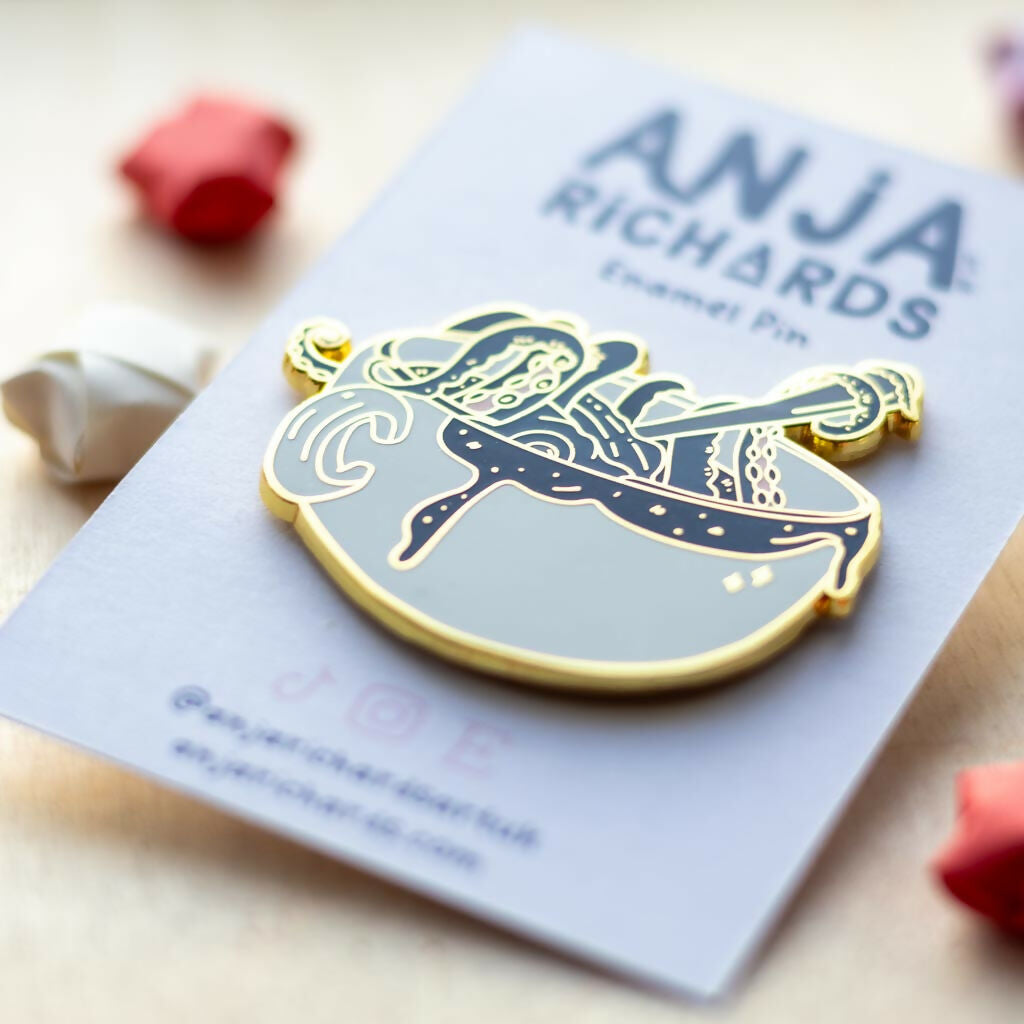 Octomug Enamel Pin