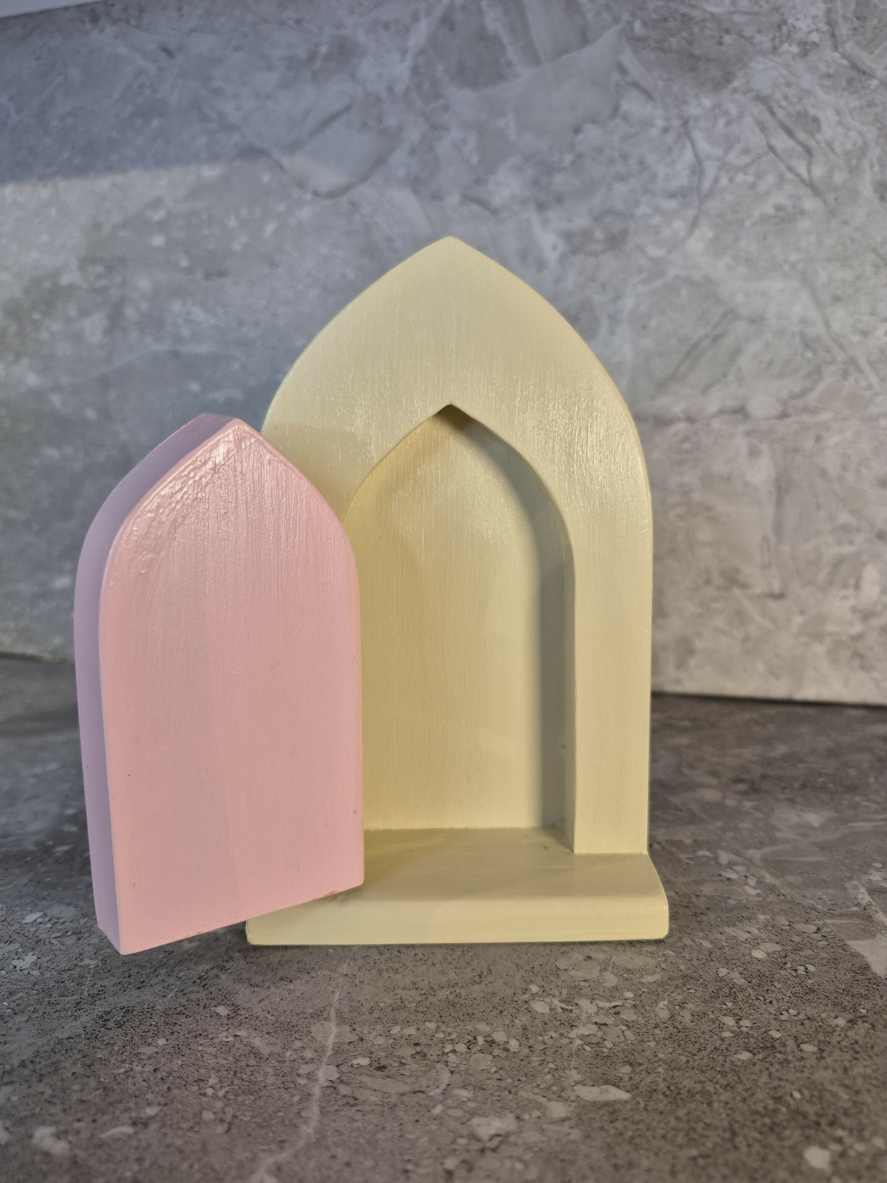 Handcrafted Internal Opening Wooden Fairy Door