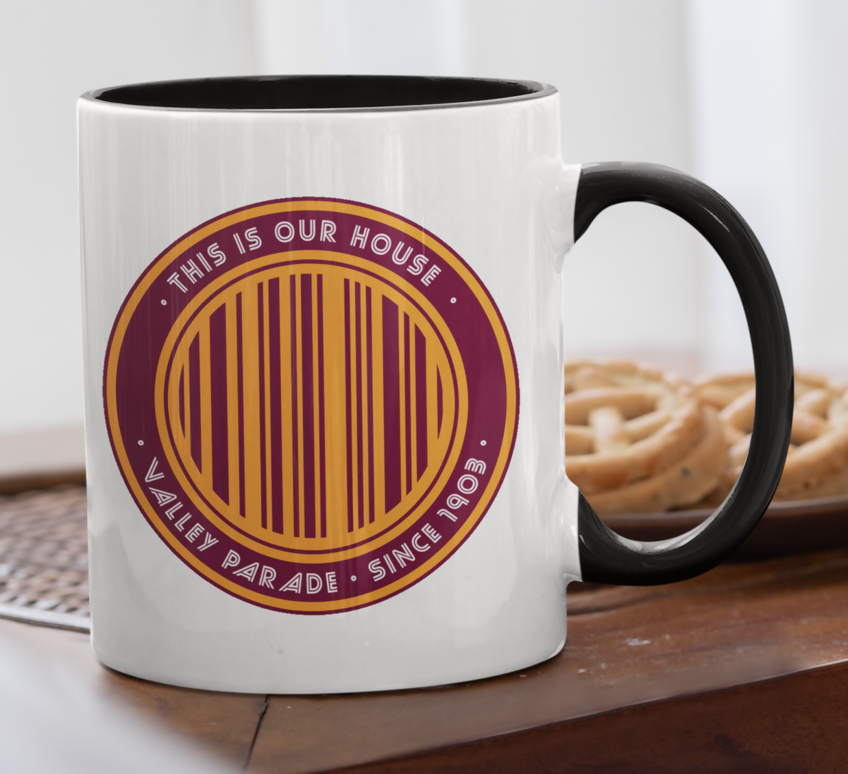 Bradford City Mug & Coaster Set BARCODE Design