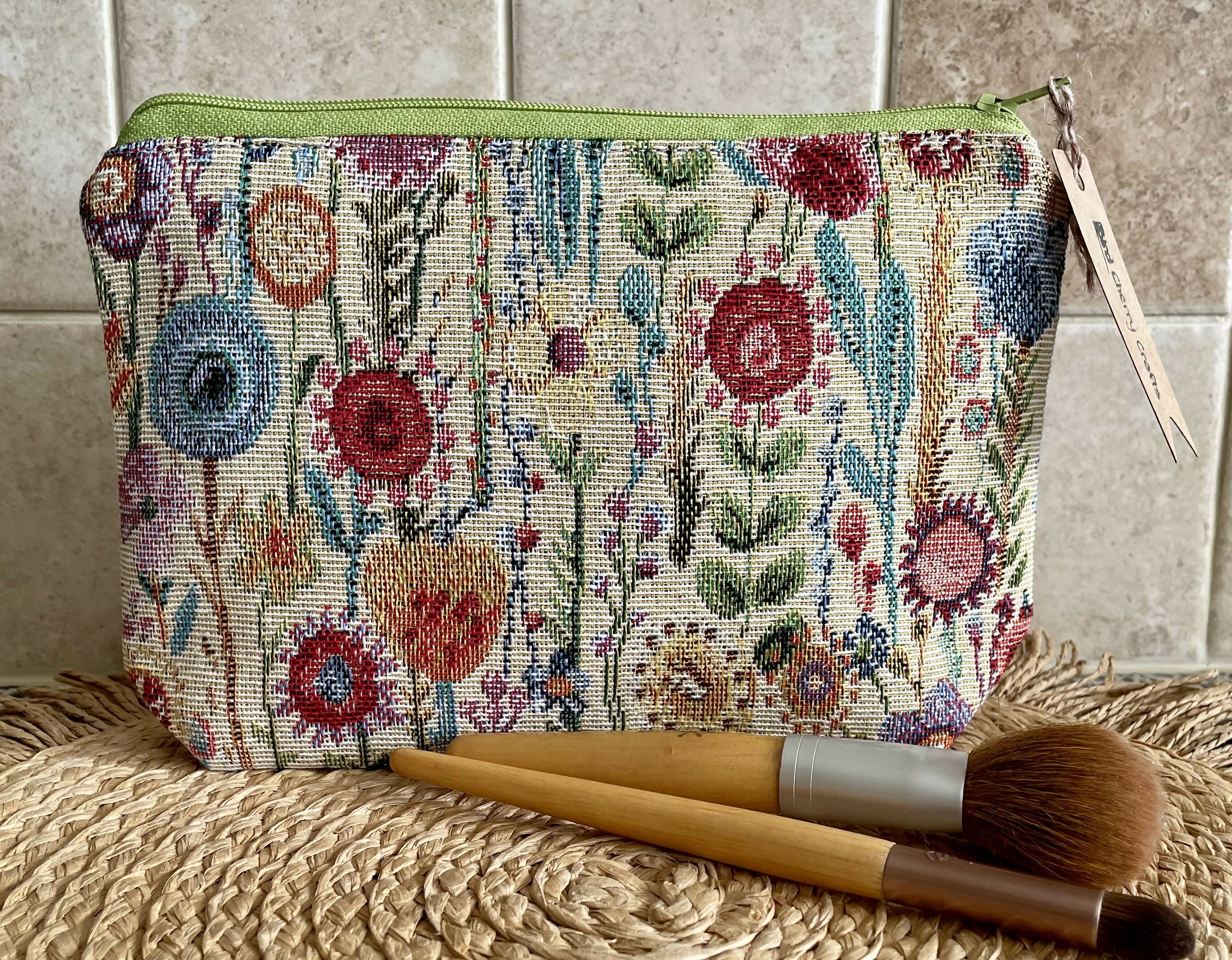 Kew Gardens Floral Cosmetics Bag/ Makeup Bag