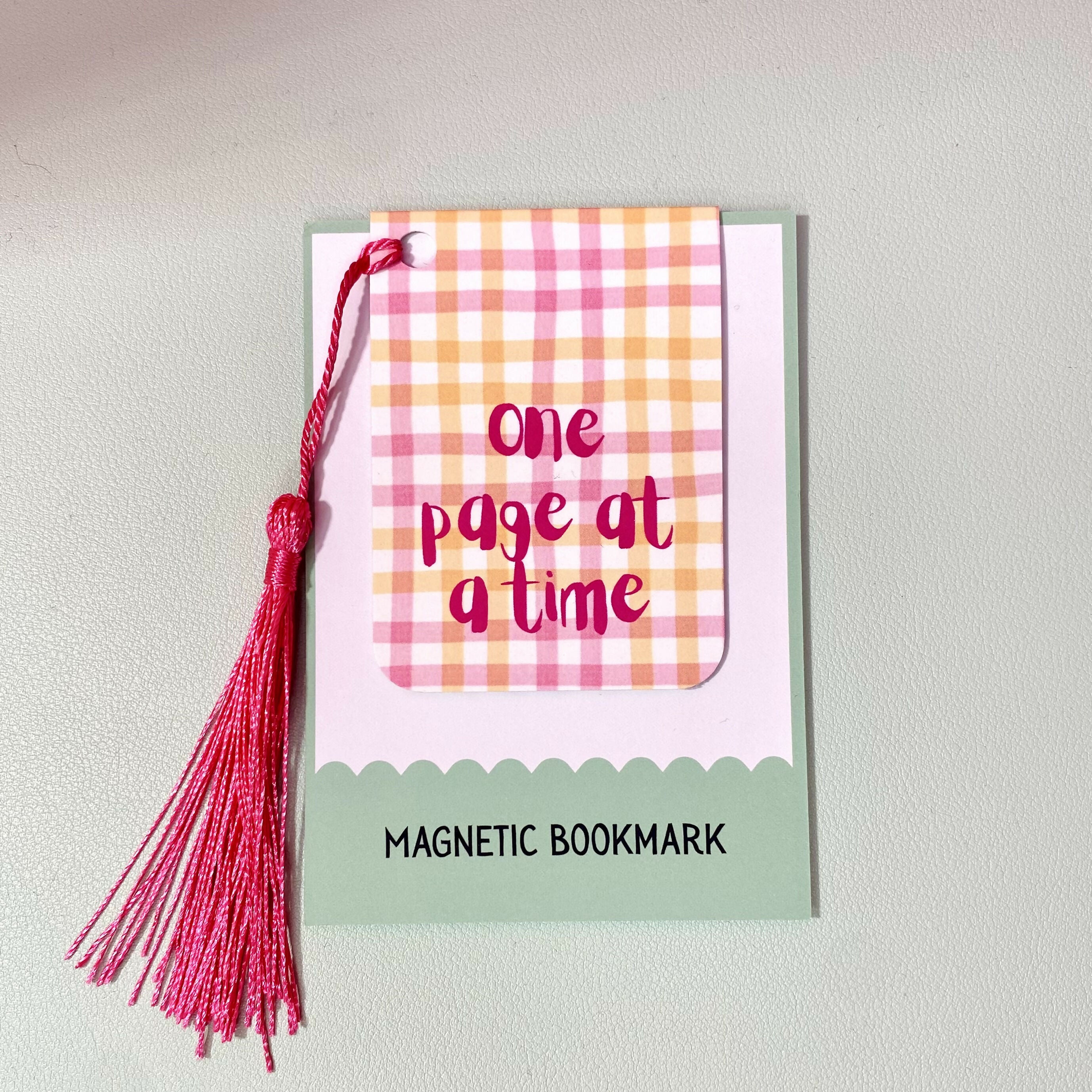 Magnetic Bookmark - One Page At A Time