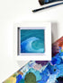 Mini Blue Wave - Original Painting