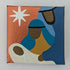 Mini Canvas Nativity Christmas Decoration