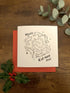 Ghosts of Cat-mas Past Christmas Card / Cat Greetings Card