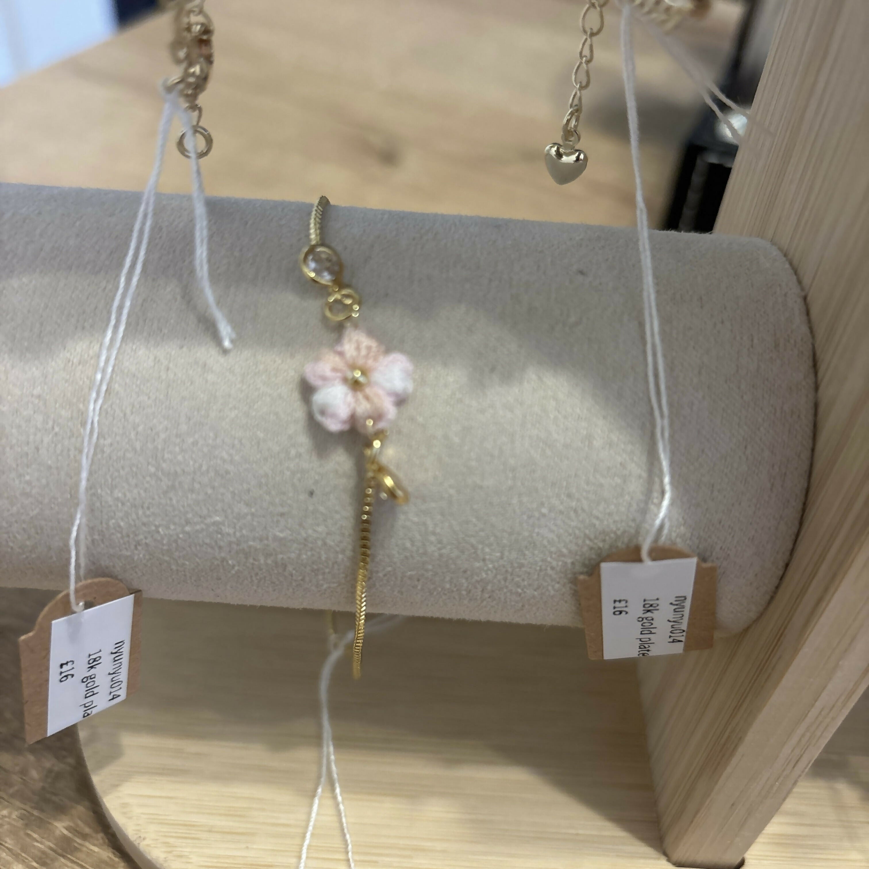 Micro Crochet Flower Bracelets