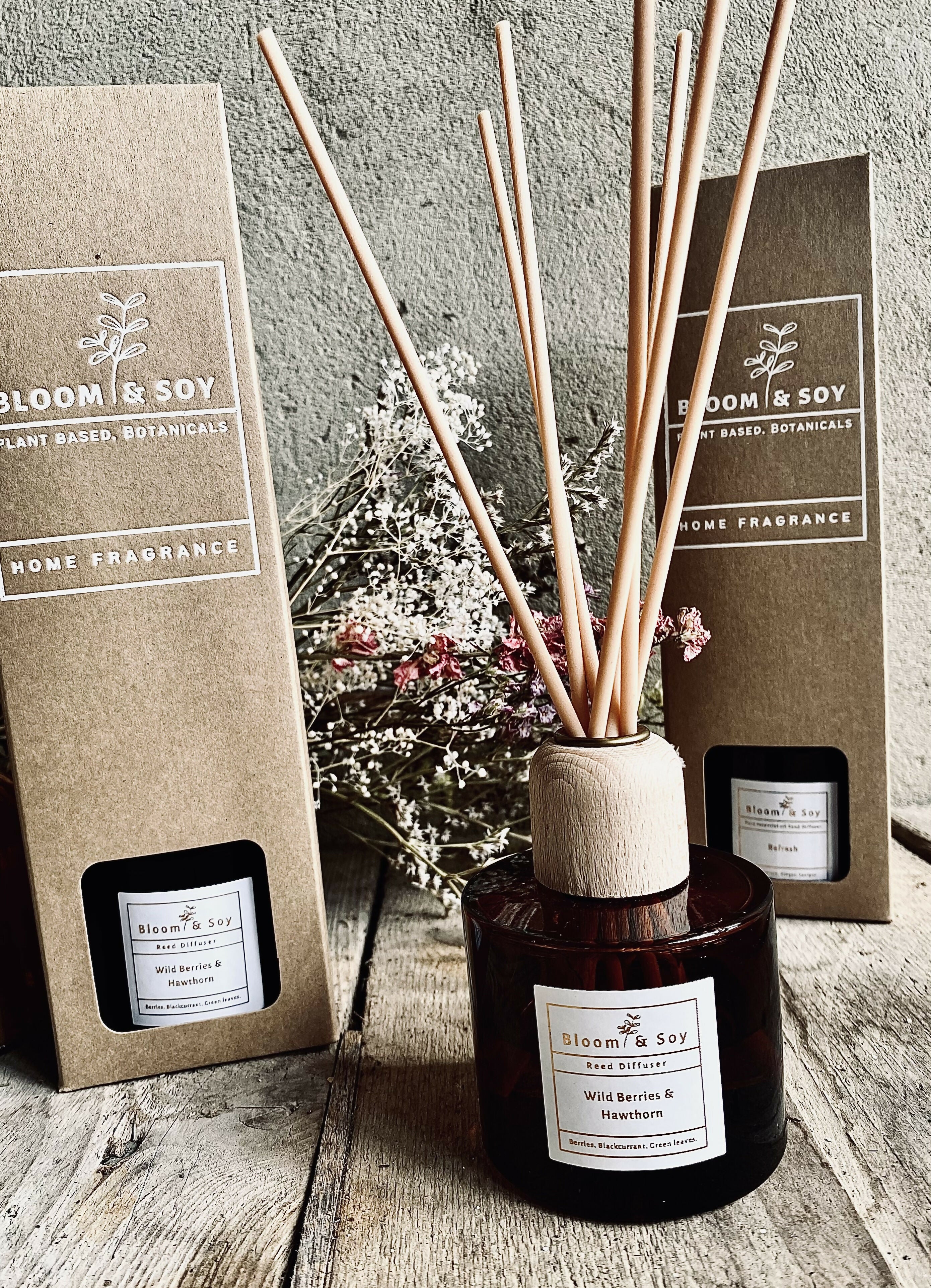 Wild Rhubarb and Rose Natural Reed Diffuser