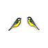 Great Tit Stud Earrings