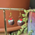 Christmas Pudding Earrings