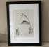 'Over The Whale Bones' Limited Edition, Fine Art, Giclee Whitby Framed Print Hand Finished With Silver Leaf Whitby Abbey