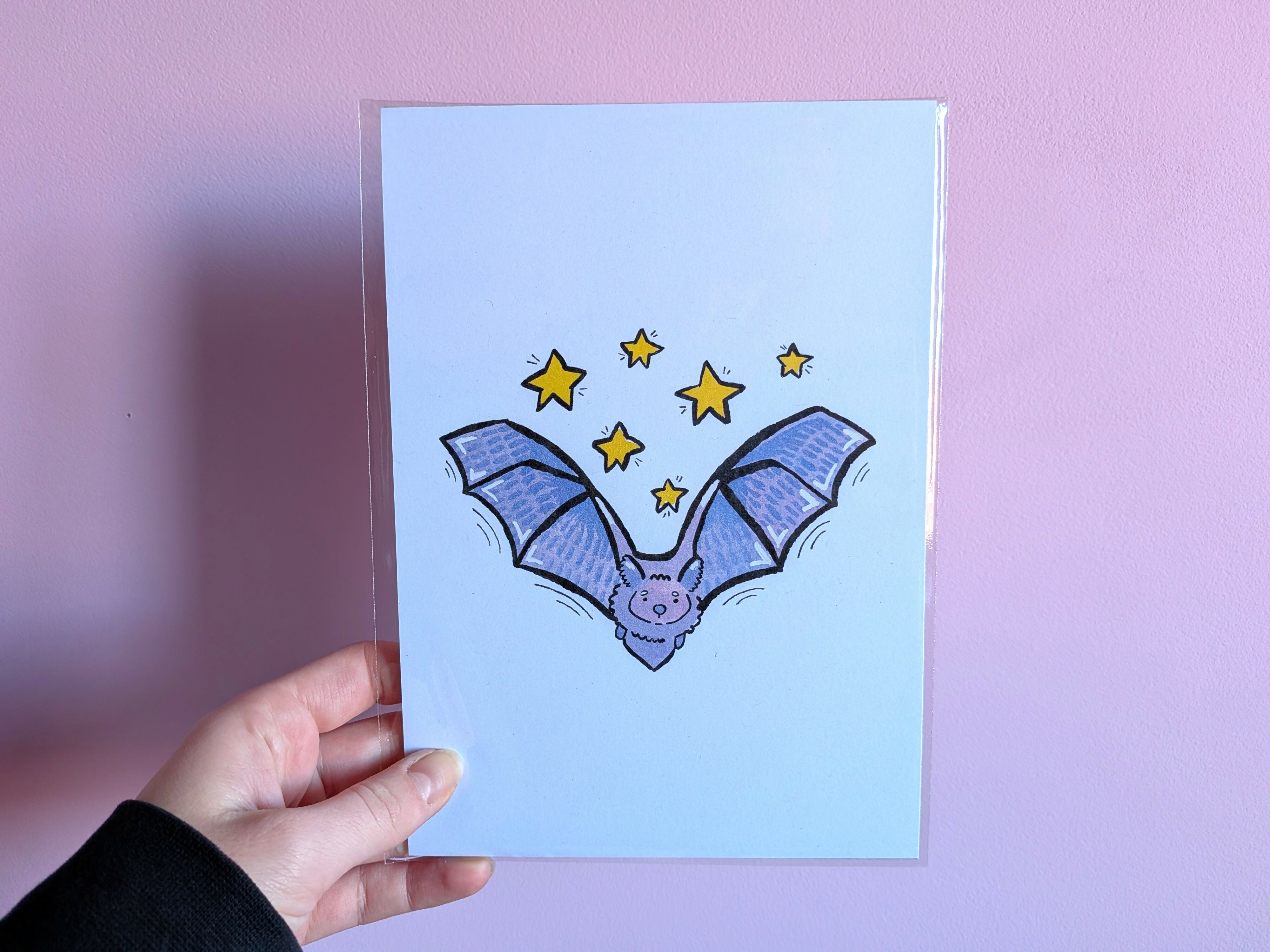 Bat A5 Print