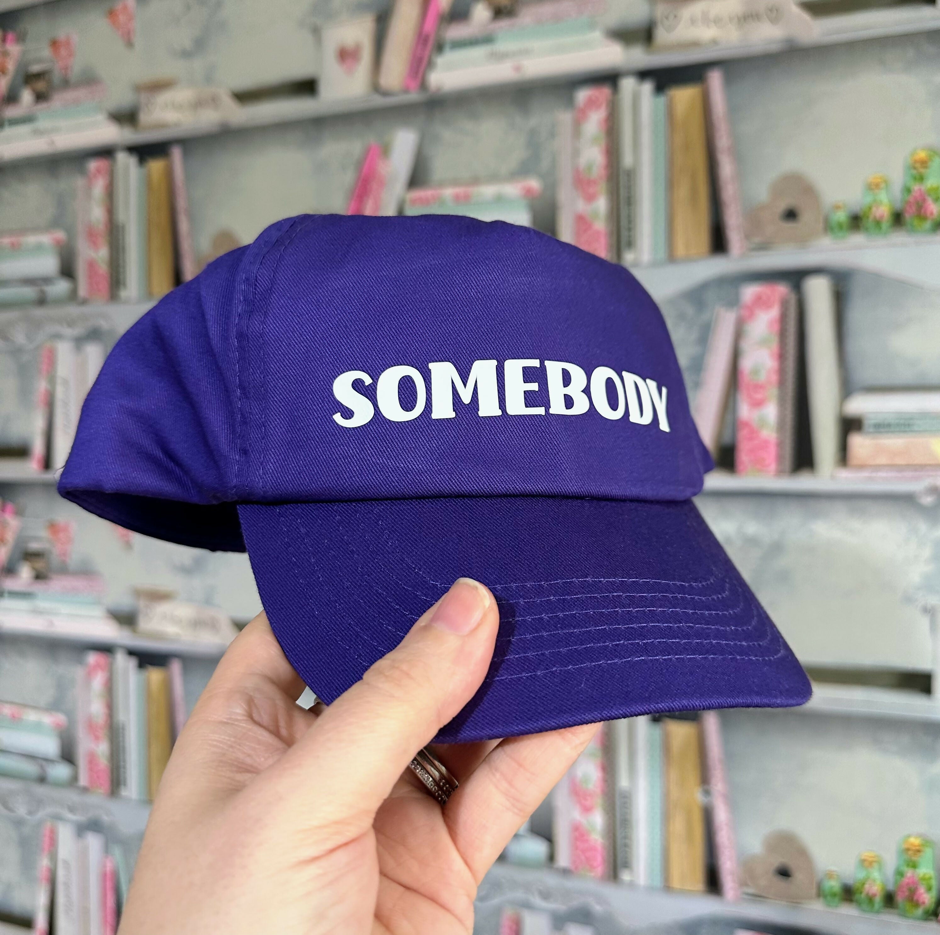 Somebody Cotton Baseball Cap