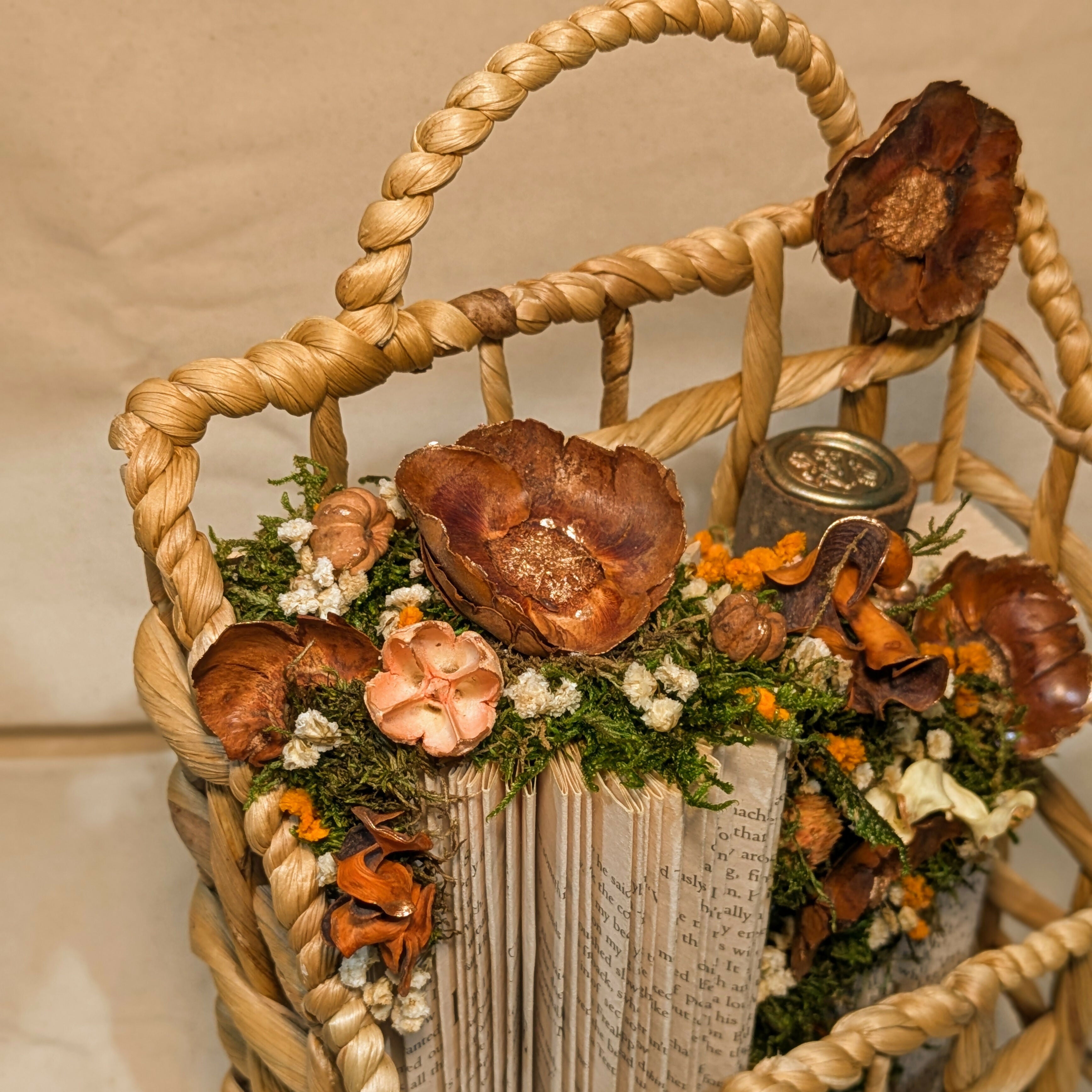 Floral Arrangement in Wall Basket