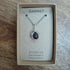 Garnet Wire Wrapped Pendant