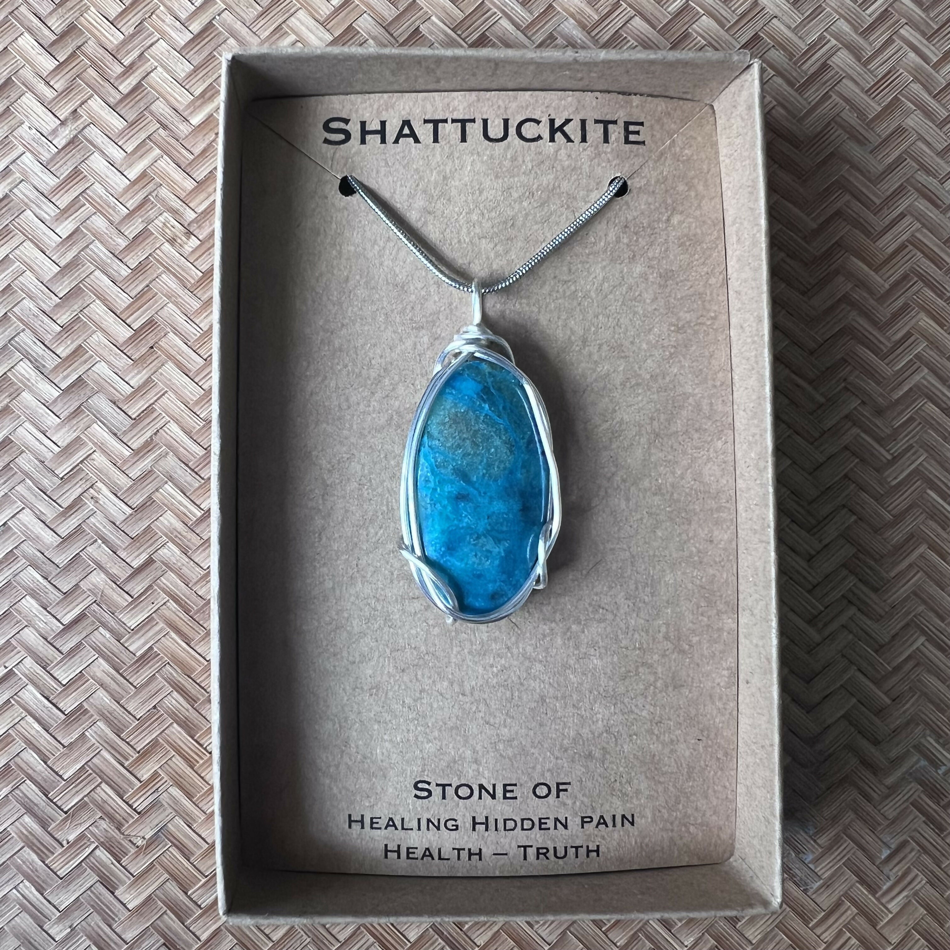 Shattuckite Necklace