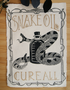 SNAKE OIL LINO PRINT