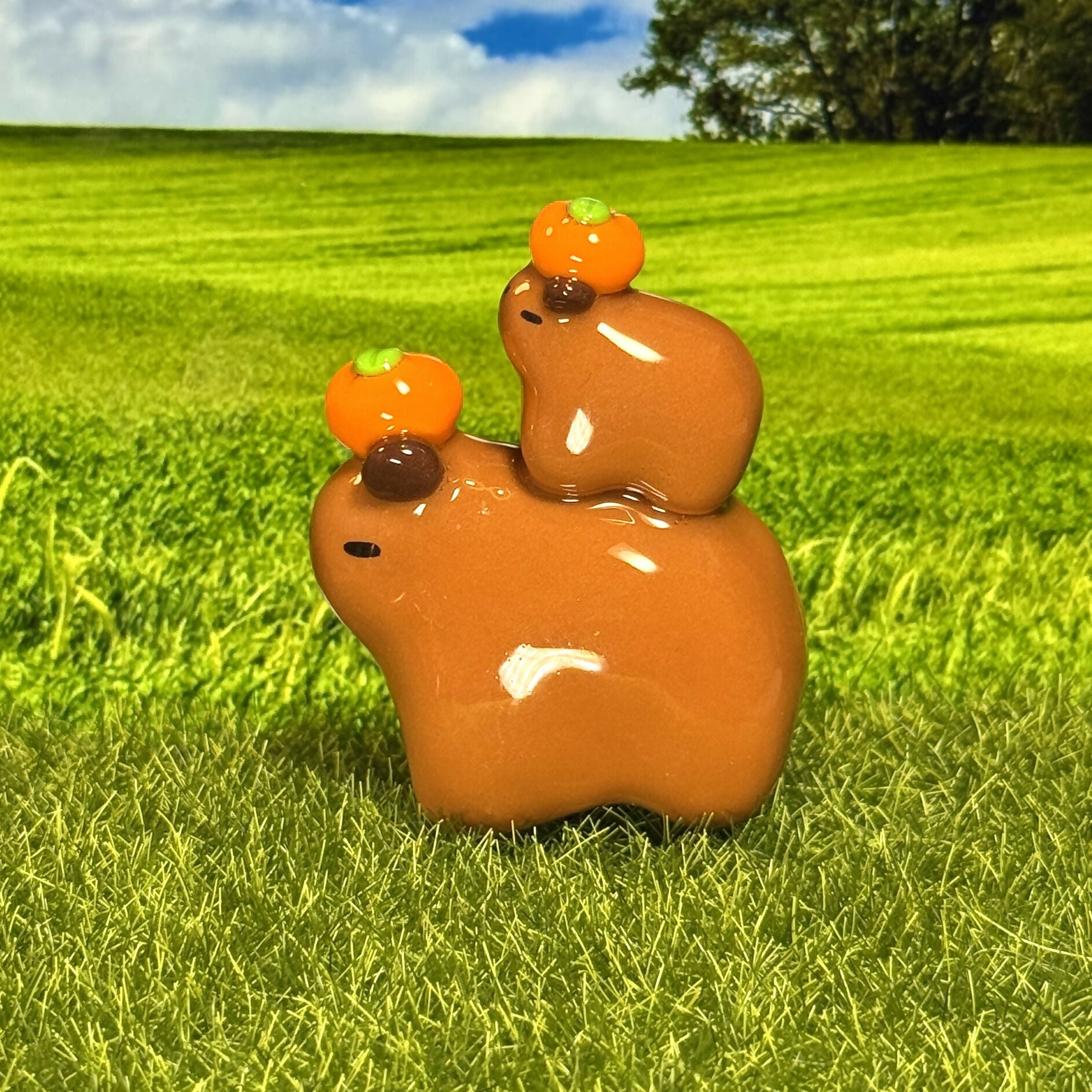 Capybara Duo Figure