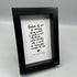 Original Poem - Multiple Options (A6 Box Frame)