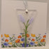 Fused Glass Flower Card