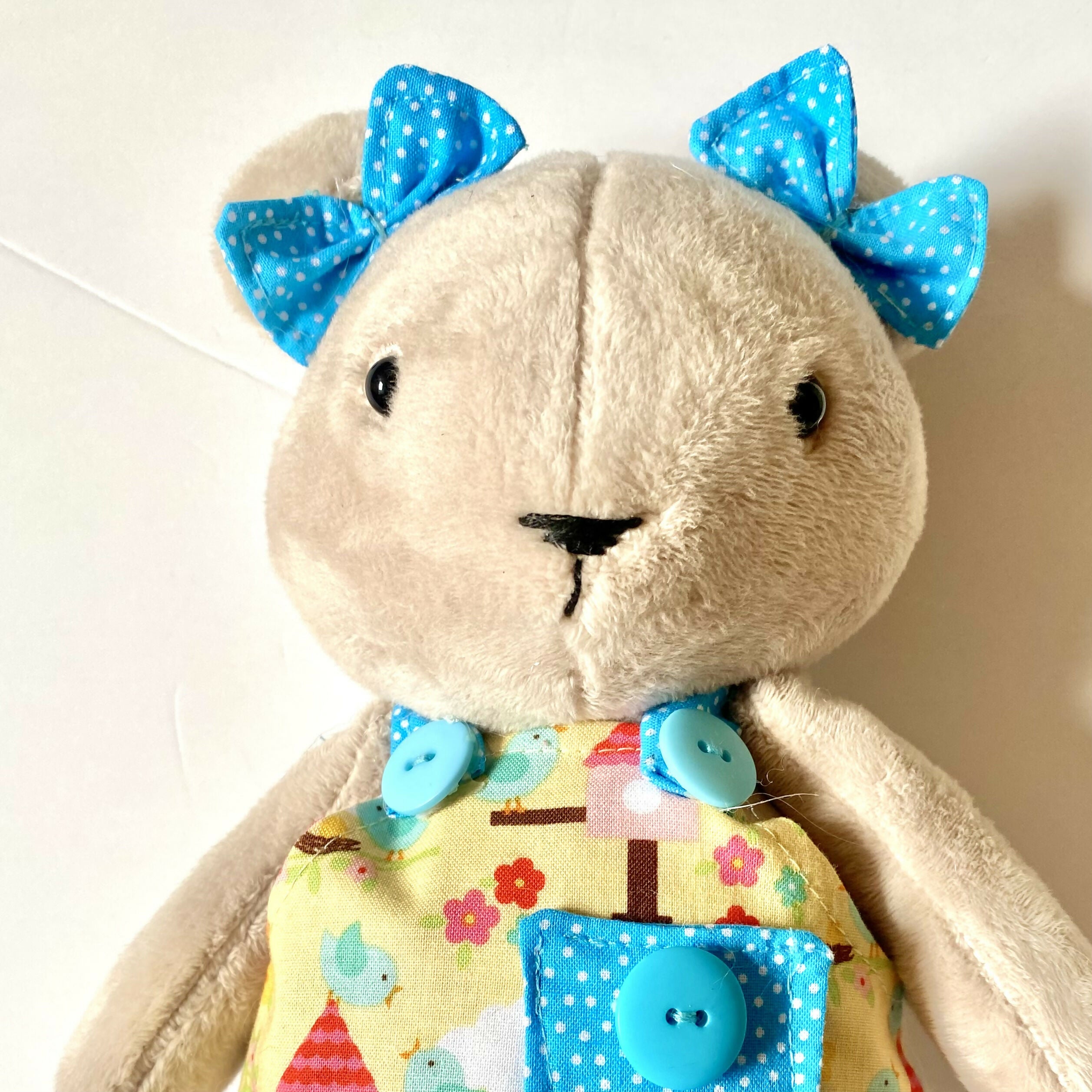 Teddy in a Yellow Dress