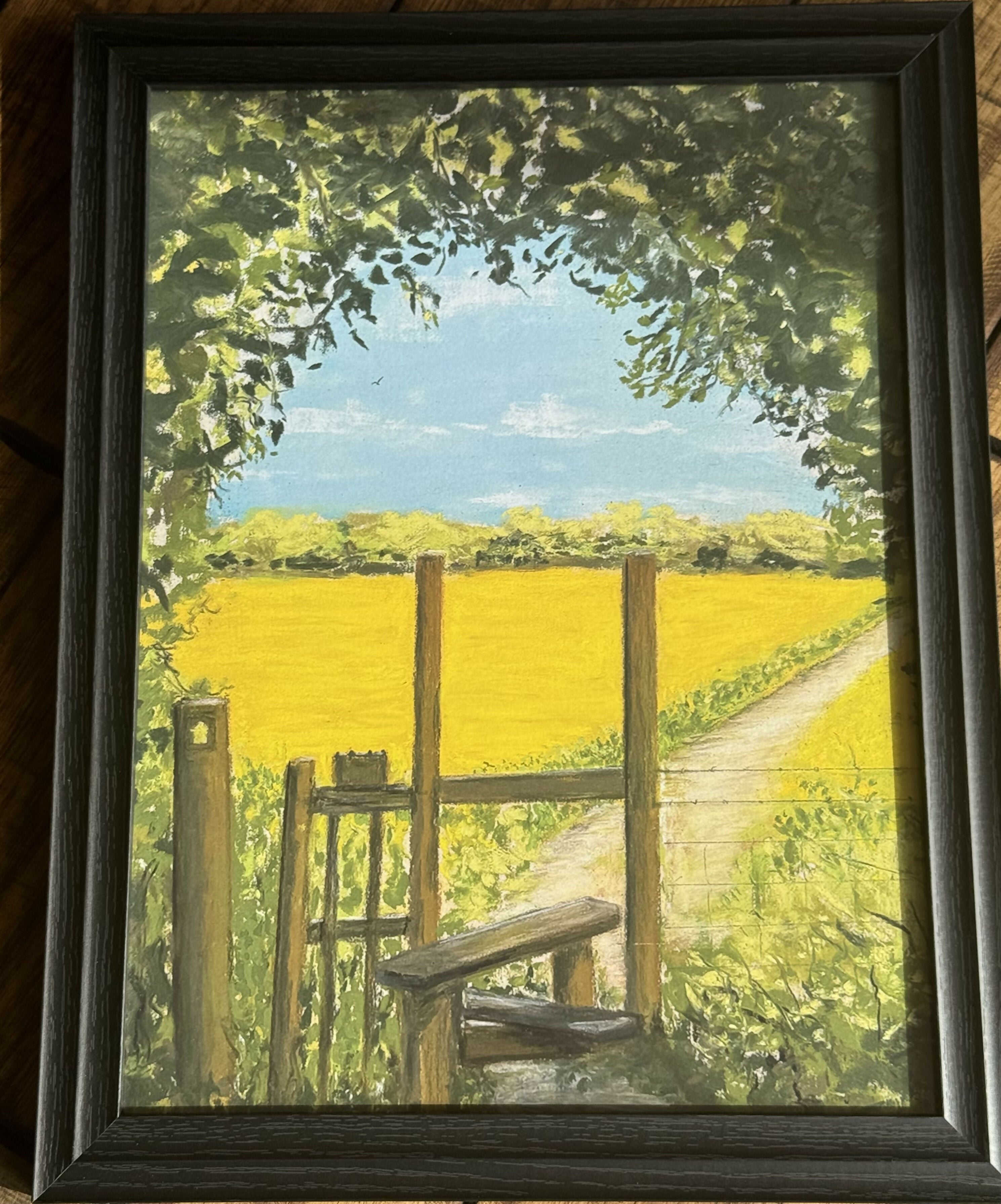 LANDSCAPE FRAMED PRINT A3