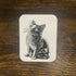 Sticker - B&W cat