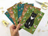 Calico Cat Floral A6 Greeting Card