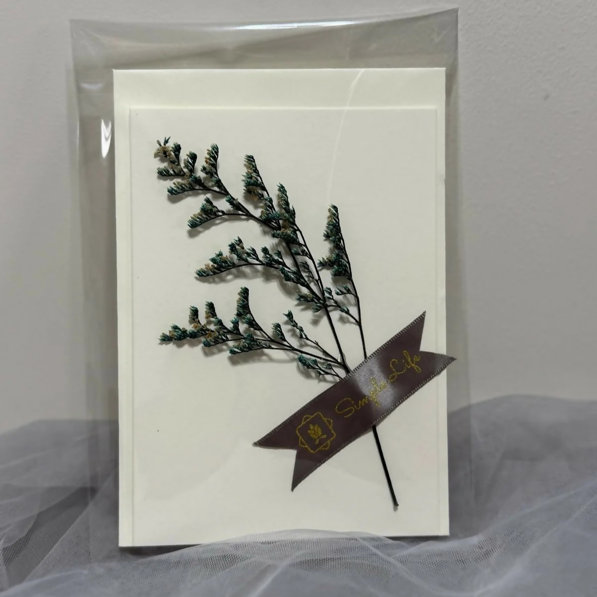 Preserved Flower Greeting Card