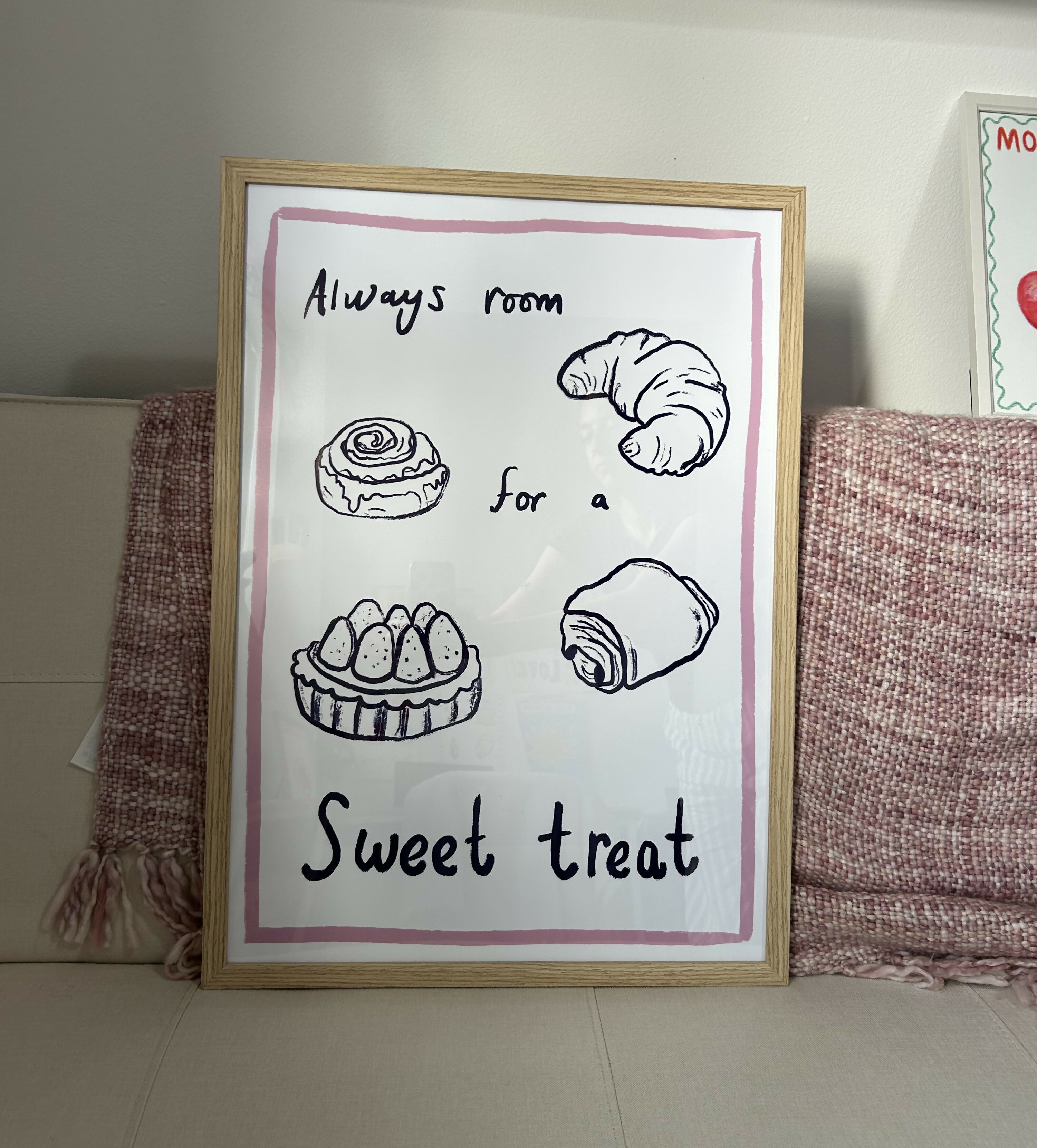 A2 Framed Sweet Treat Print
