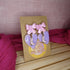Purple Heart Polymer Clay Earrings With Pink Bow Detail And Cowboy Boot Charm