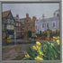 North Bar with Daffodils. 30cm x 30cm Original Oil Painting In A Frame