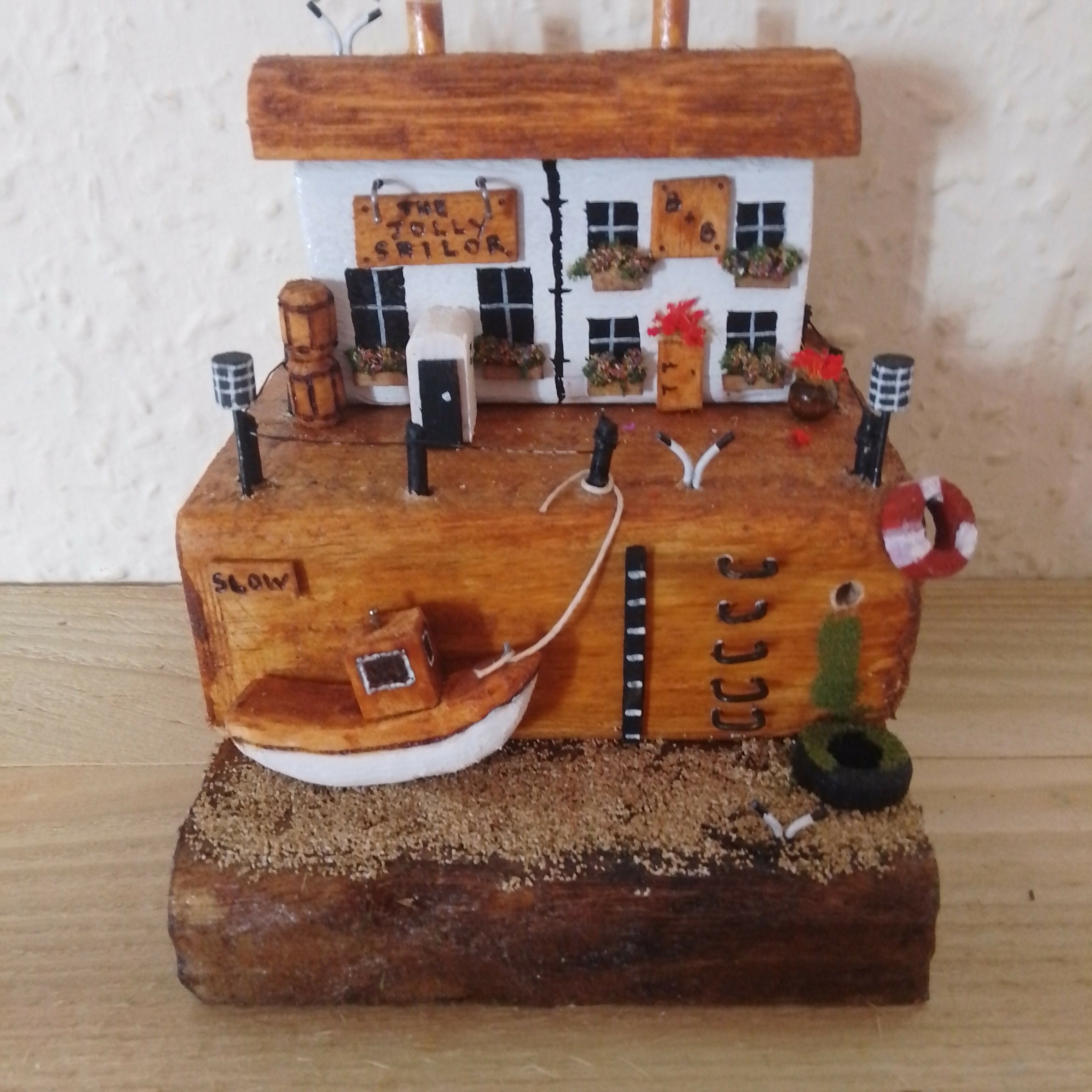Pub/B And B Harbour Scene