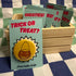 Trick or Treat? Halloween Button Badge