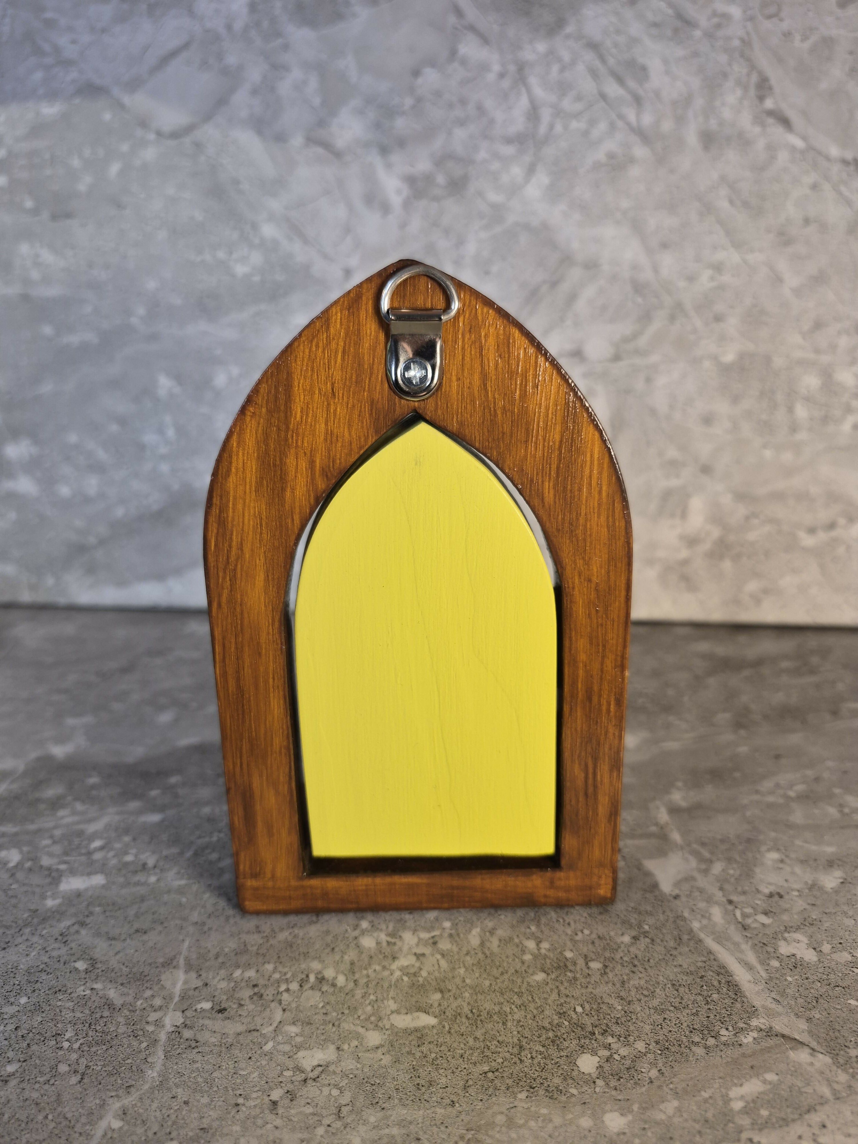 Handcrafted Opening Wooden Arch Fairy Door
