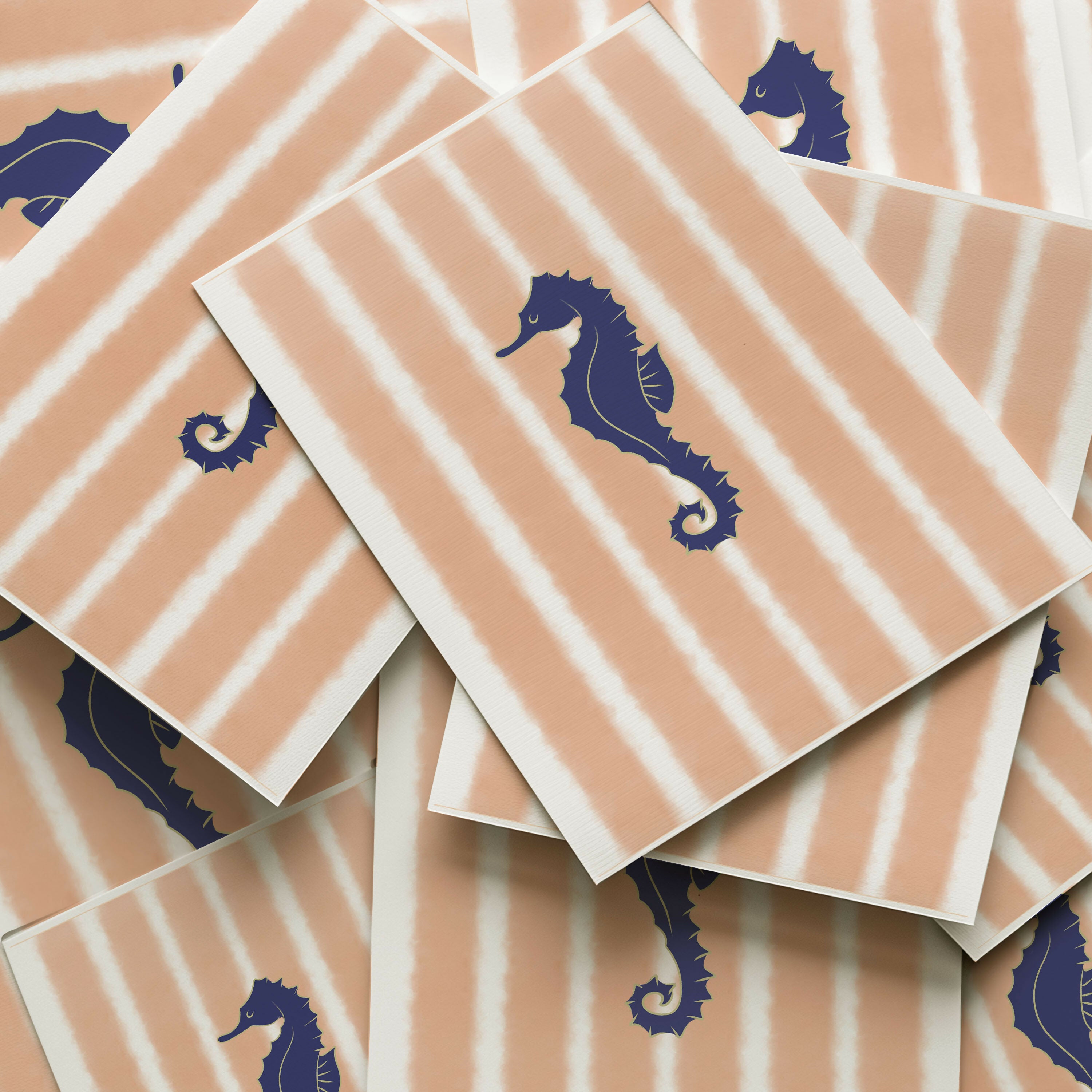 SEAHORSE COASTAL PRINT