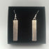Gold and Pink Shimmer Dichroic Earrings