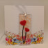 Fused Glass Heart Card