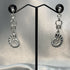 Fossil Chainmail Earrings