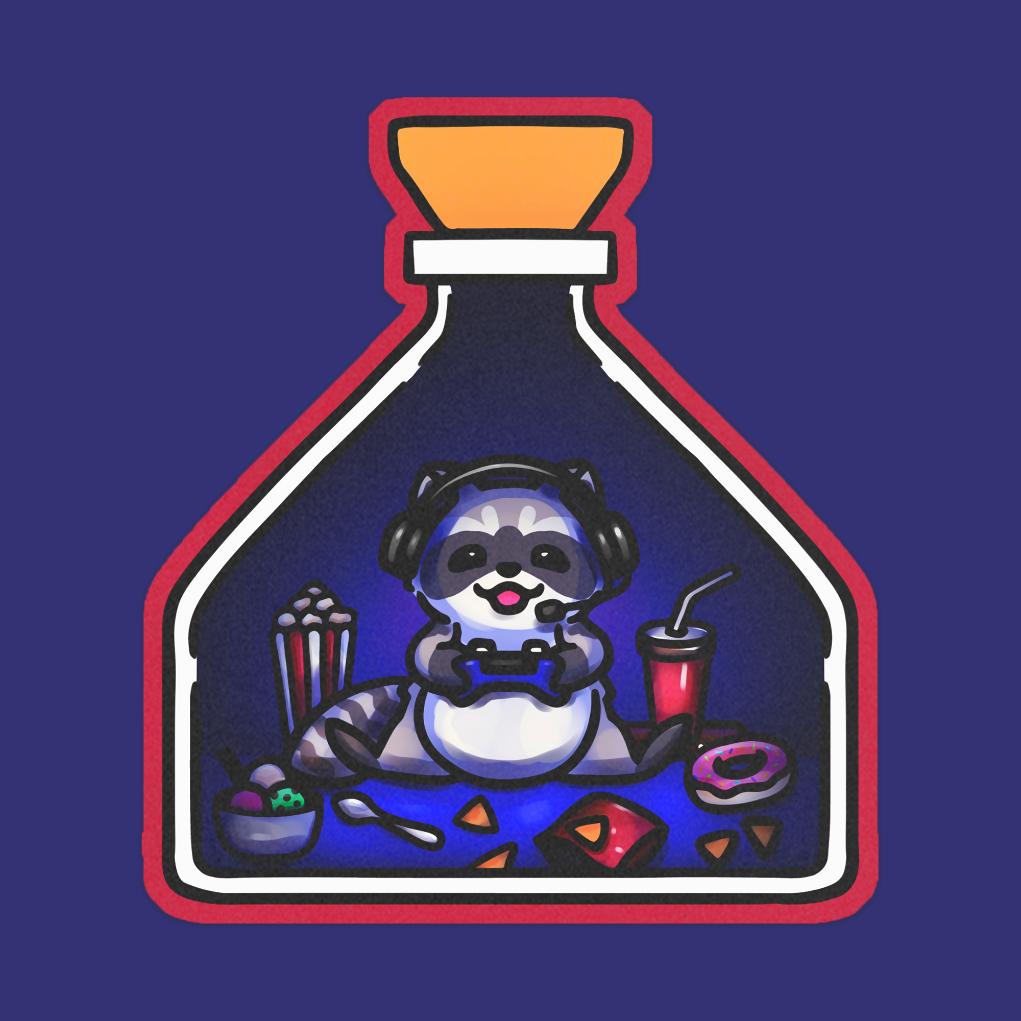 Sticker - Raccoon