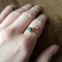 Handmade Adjustable Copper Moss Agate Ring Size R