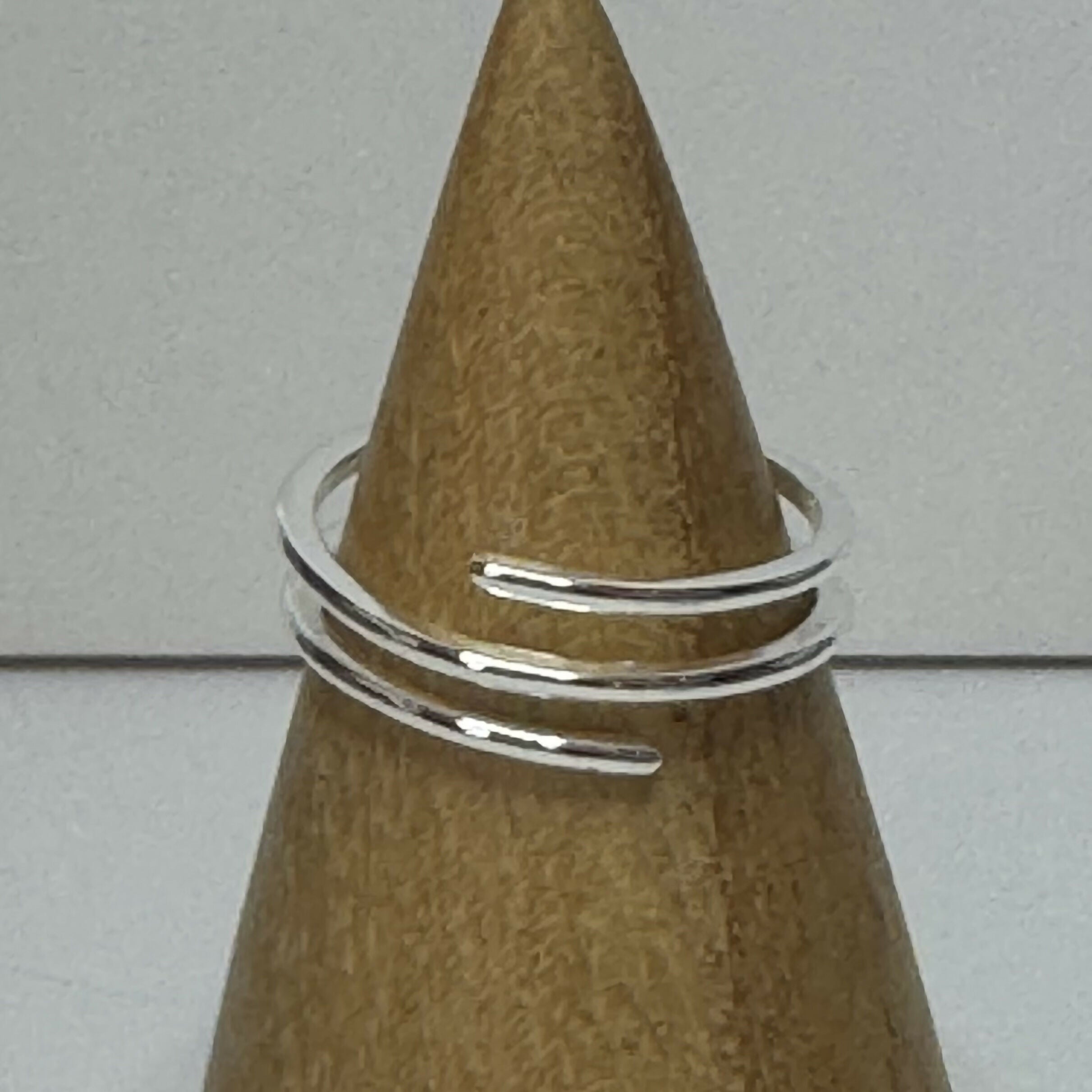 Sterling silver wrap ring