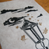 BURNING THE MIDNIGHT OIL LINO PRINT