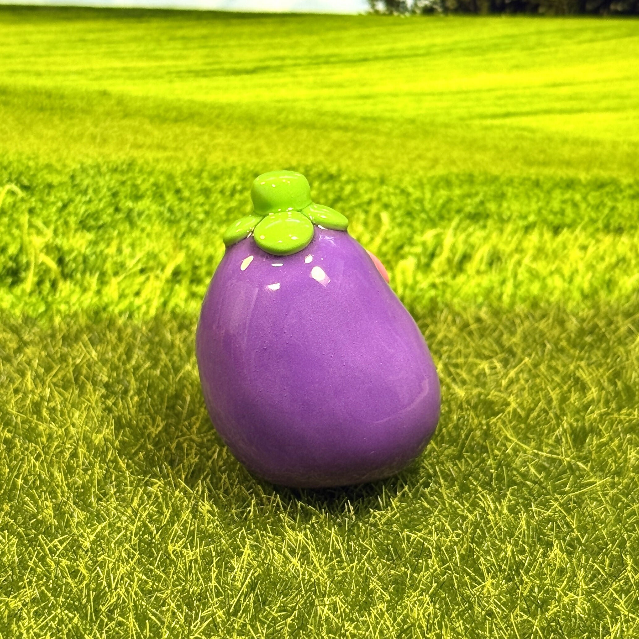 Aubergine Friend Figure