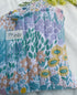 Handmade Quilted Book Sleeves with Ribbon Closure Meadow Prints