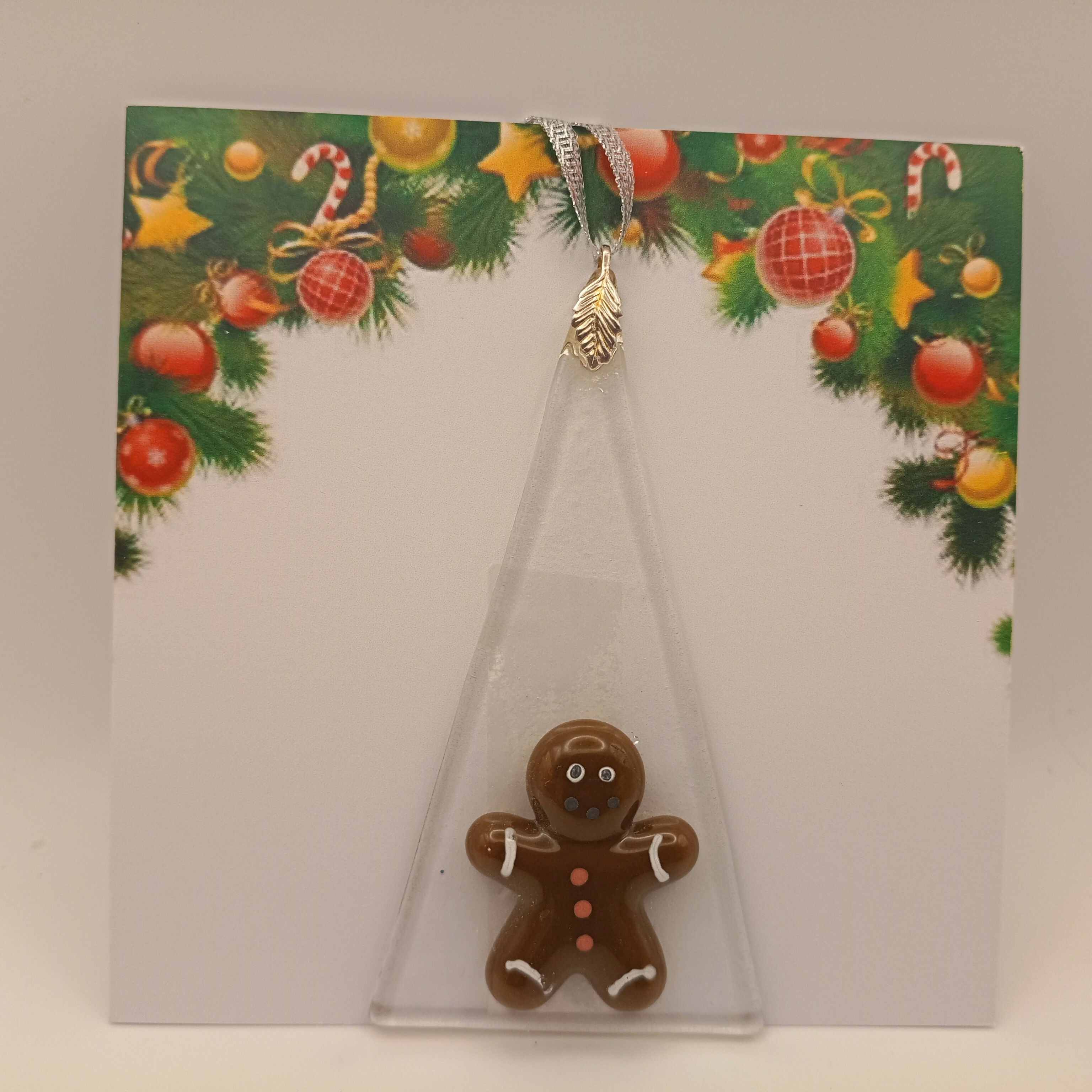 Fused Glass Christmas card