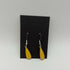 Yellow Drop Enamel Earrings