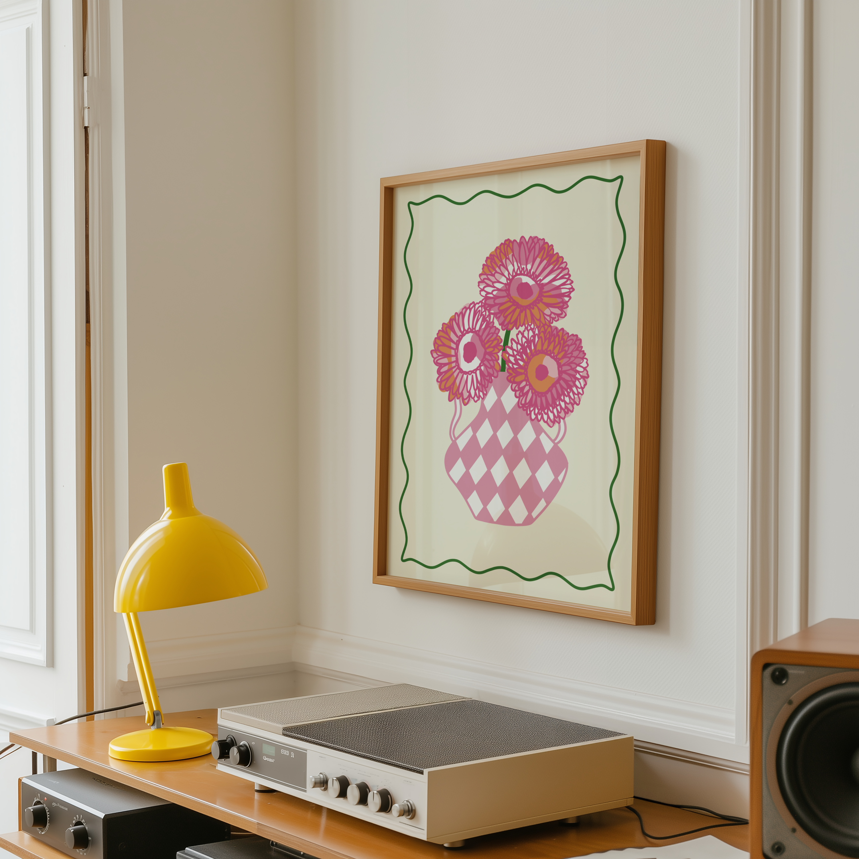 Gerberas Flower Print