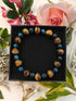 Tiger's Eye and Blue Tiger's Eye Crystal Bead Bracelet