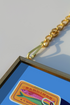 Gold Glass Mini Framed Sardine Art